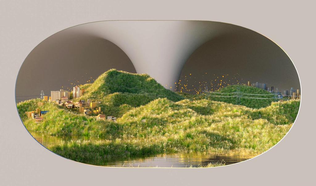 AI-powered terrain analysis visualization